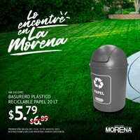 BASURERO PLAS 20 LT NG