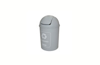 BASURERO PLAS 20 LT GRIS