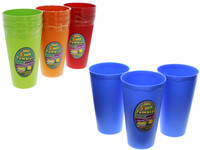 SET 3 VASOS PLAS 25" LISO