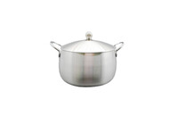 OLLA ALUMINIO 24 CM BOMBEADA C/T