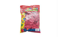 GLOBO 11 METAL ROJO 100 PZ NATUREST FINEST 070513