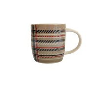TAZA CER 12 OZ DECO CUAD/RAY